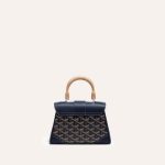 Goyard Saigon Souple Mini Bag Navy Blue - Image 3